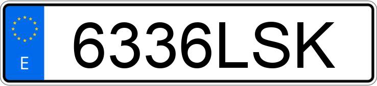 Numer rejestracyjny 6336LSK posiada MERCEDES GLE (167)