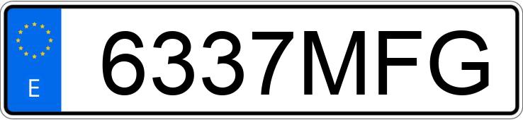 Numer rejestracyjny 6337MFG posiada ROYAL ENFIELD HIMALAYAN