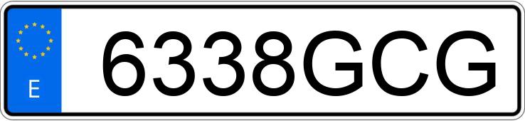 Numer rejestracyjny 6338GCG posiada NISSAN QASHQAI