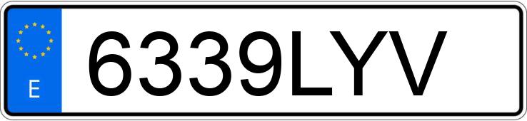 Numer rejestracyjny 6339LYV posiada AUDI RS Q3 SPORTBACK