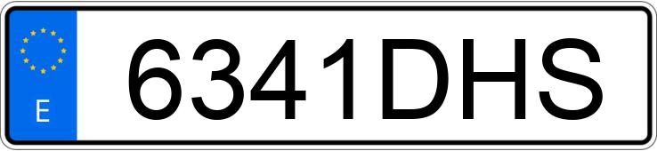 Numer rejestracyjny 6341DHS posiada MERCEDES CLS (219)