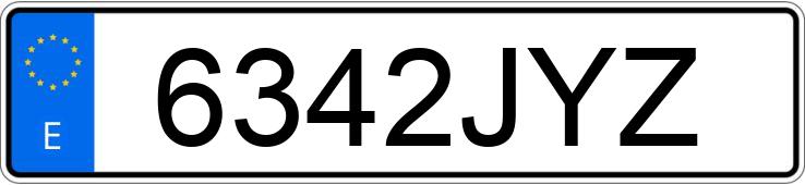 Numer rejestracyjny 6342JYZ posiada SEAT LEON