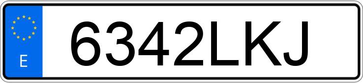 Numer rejestracyjny 6342LKJ posiada MERCEDES VITO