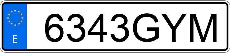 Numer rejestracyjny 6343GYM posiada VOLKSWAGEN POLO Numer rejestracyjny 6343GYM posiada VOLKSWAGEN POLO