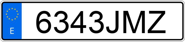 Numer rejestracyjny 6343JMZ posiada SSANGYONG/KGM KORANDO