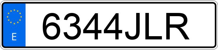 Numer rejestracyjny 6344JLR posiada VOLVO FH Numer rejestracyjny 6344JLR posiada VOLVO FH