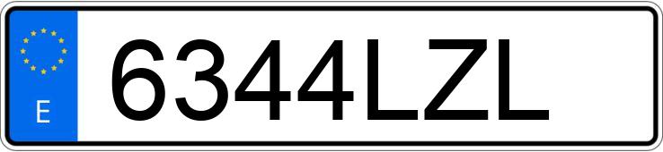 Numer rejestracyjny 6344LZL posiada CITROEN BERLINGO