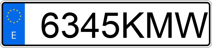 Numer rejestracyjny 6345KMW posiada KIA SPORTAGE Numer rejestracyjny 6345KMW posiada KIA SPORTAGE