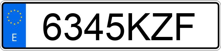 Registreringsnummeret 6345KZF har KIA SPORTAGE Registreringsnummeret 6345KZF har KIA SPORTAGE