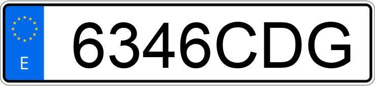 Numer rejestracyjny 6346CDG posiada OPEL ASTRA