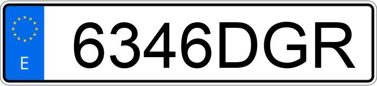 Numer rejestracyjny 6346DGR posiada BMW X3