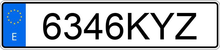 Numer rejestracyjny 6346KYZ posiada PEUGEOT 308