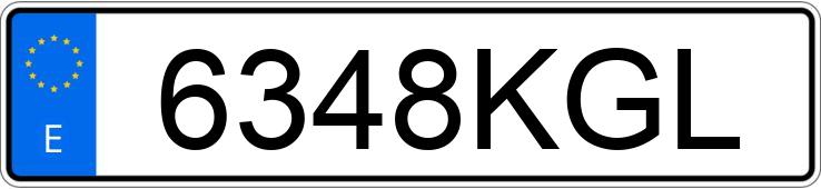 Numer rejestracyjny 6348KGL posiada FIAT 500L