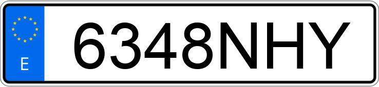 Numer rejestracyjny 6348NHY posiada FORD KUGA Numer rejestracyjny 6348NHY posiada FORD KUGA