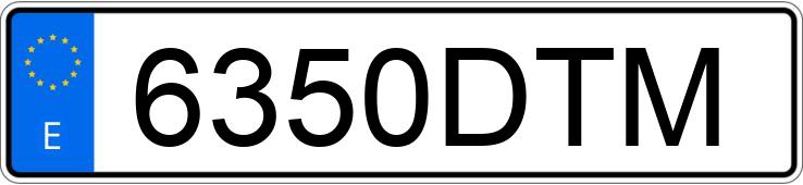 Numer rejestracyjny 6350DTM posiada BMW SERIE 6 Numer rejestracyjny 6350DTM posiada BMW SERIE 6