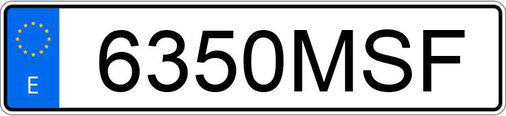 Numer rejestracyjny 6350MSF posiada MERCEDES A (177)