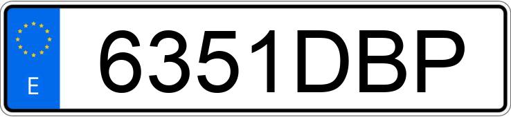 Registreringsnummeret 6351DBP har ROVER 45 Registreringsnummeret 6351DBP har ROVER 45
