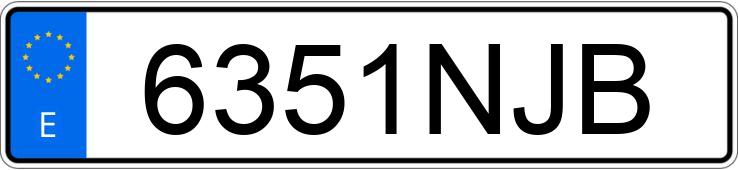 Numer rejestracyjny 6351NJB posiada SEAT IBIZA Numer rejestracyjny 6351NJB posiada SEAT IBIZA