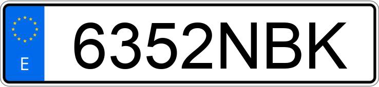 Numer rejestracyjny 6352NBK posiada PEUGEOT 308 Numer rejestracyjny 6352NBK posiada PEUGEOT 308