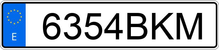 Numer rejestracyjny 6354BKM posiada SEAT TOLEDO