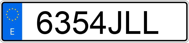 Numer rejestracyjny 6354JLL posiada SEAT TOLEDO