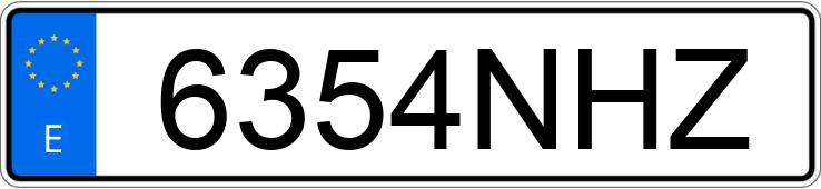 Numer rejestracyjny 6354NHZ posiada DACIA DUSTER