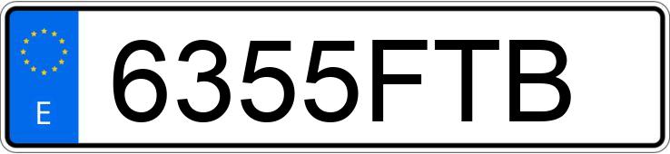 Numer rejestracyjny 6355FTB posiada NISSAN QASHQAI