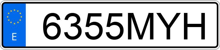 Numer rejestracyjny 6355MYH posiada MG ZS Numer rejestracyjny 6355MYH posiada MG ZS