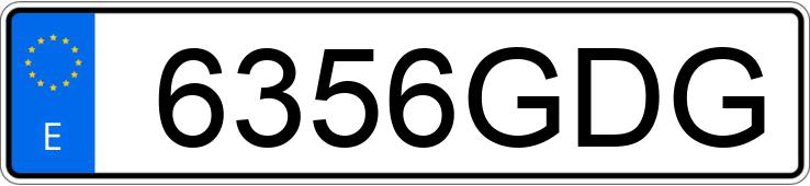 Numer rejestracyjny 6356GDG posiada FORD FOCUS Numer rejestracyjny 6356GDG posiada FORD FOCUS