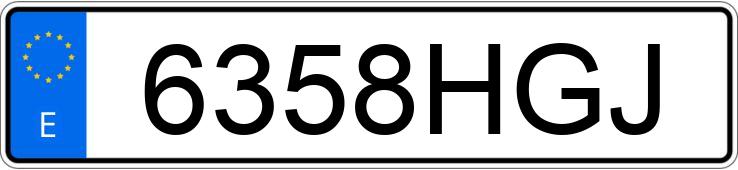 Numer rejestracyjny 6358HGJ posiada RENAULT CLIO