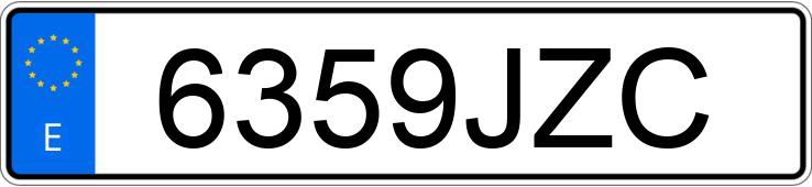 Numer rejestracyjny 6359JZC posiada FIAT TIPO