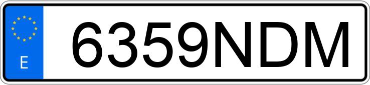 Numer rejestracyjny 6359NDM posiada NISSAN QASHQAI