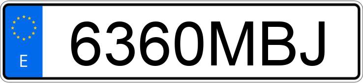 Numer rejestracyjny 6360MBJ posiada BMW Z4 Numer rejestracyjny 6360MBJ posiada BMW Z4