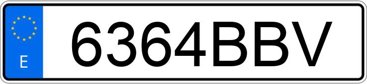 Numer rejestracyjny 6364BBV posiada RENAULT 5 Numer rejestracyjny 6364BBV posiada RENAULT 5