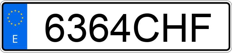 Numer rejestracyjny 6364CHF posiada VOLKSWAGEN GOLF Numer rejestracyjny 6364CHF posiada VOLKSWAGEN GOLF