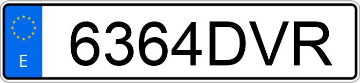 Numer rejestracyjny 6364DVR posiada SSANGYONG/KGM REXTON