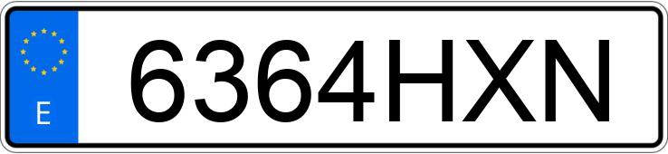 Numer rejestracyjny 6364HXN posiada PEUGEOT 308 Numer rejestracyjny 6364HXN posiada PEUGEOT 308