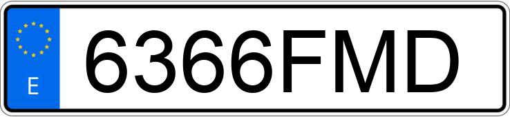 Numer rejestracyjny 6366FMD posiada FORD FOCUS C-MAX