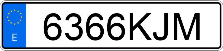 Numer rejestracyjny 6366KJM posiada CITROEN BERLINGO Numer rejestracyjny 6366KJM posiada CITROEN BERLINGO