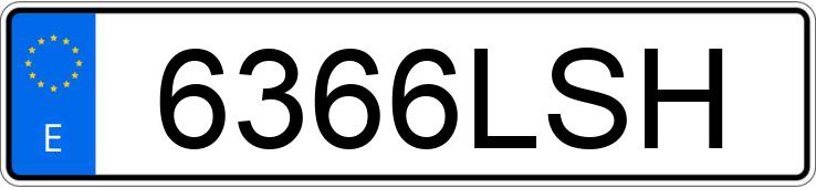 Numer rejestracyjny 6366LSH posiada LAND ROVER RANGE ROVER SPORT