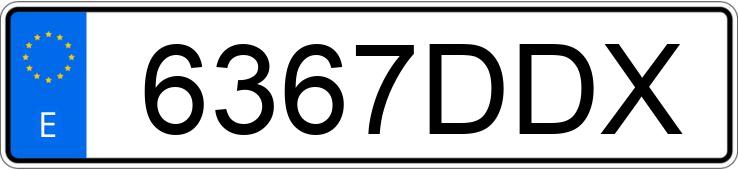 Numer rejestracyjny 6367DDX posiada SEAT LEON Numer rejestracyjny 6367DDX posiada SEAT LEON