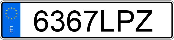 Numer rejestracyjny 6367LPZ posiada PEUGEOT 2008