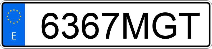 Le numéro d’enregistrement 6367MGT a PEUGEOT 3008 Le numéro d’enregistrement 6367MGT a PEUGEOT 3008