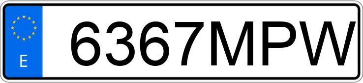 Numer rejestracyjny 6367MPW posiada CITROEN C3