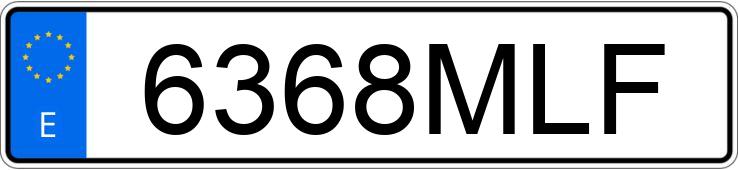 Numer rejestracyjny 6368MLF posiada HYUNDAI KONA