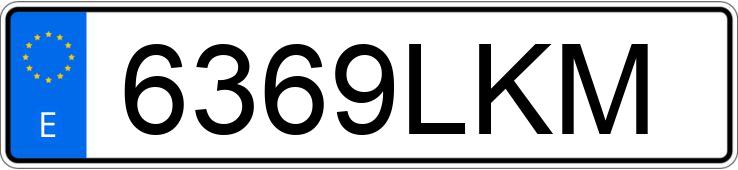 Numer rejestracyjny 6369LKM posiada MERCEDES ANTOS