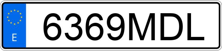 Numer rejestracyjny 6369MDL posiada MERCEDES CLA (117)