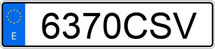 Numer rejestracyjny 6370CSV posiada AUDI A4