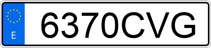 Numer rejestracyjny 6370CVG posiada VOLKSWAGEN GOLF Numer rejestracyjny 6370CVG posiada VOLKSWAGEN GOLF