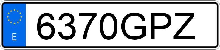 Numer rejestracyjny 6370GPZ posiada SEAT IBIZA Numer rejestracyjny 6370GPZ posiada SEAT IBIZA